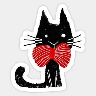 Mister Red Tie Sticker